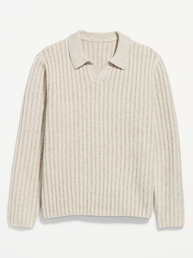 Image number 4 showing, Long-Sleeve Polo Sweater