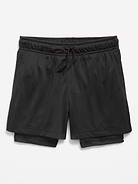 Image number 4 showing, 2-In-1 Mesh Performance Shorts for Boys