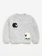 Image number 3 showing, Graphic Cardigan Sweater for Toddler Girls