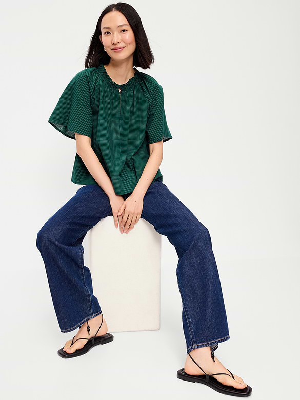 Loose Short-Sleeve Top