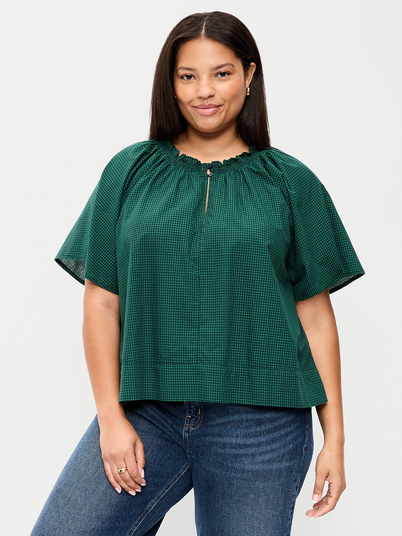 Loose Short-Sleeve Top