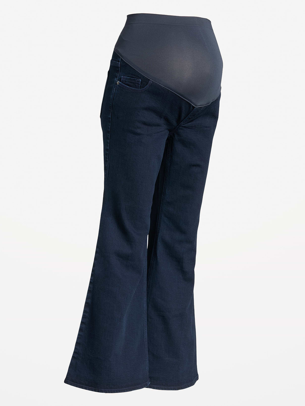 Image number 2 showing, Maternity Full-Panel Flare Leg Jeans