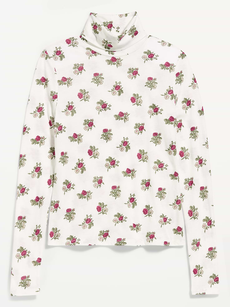 Image number 4 showing, Slim-Fit Printed Turtleneck