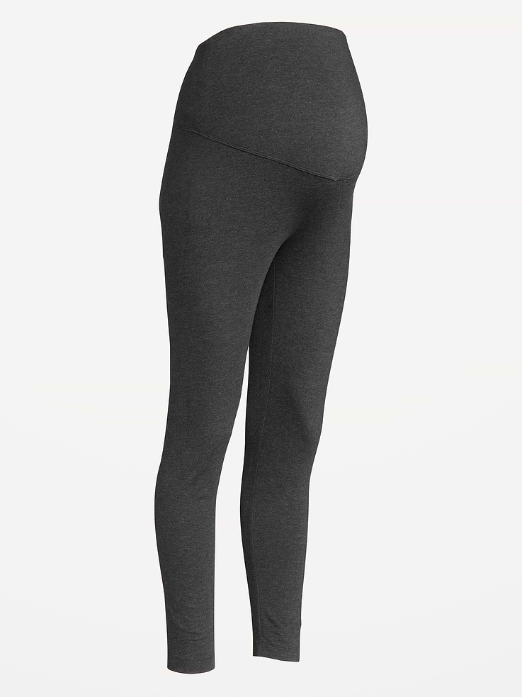 Image 4 of 4, Maternity Full-Panel Leggings