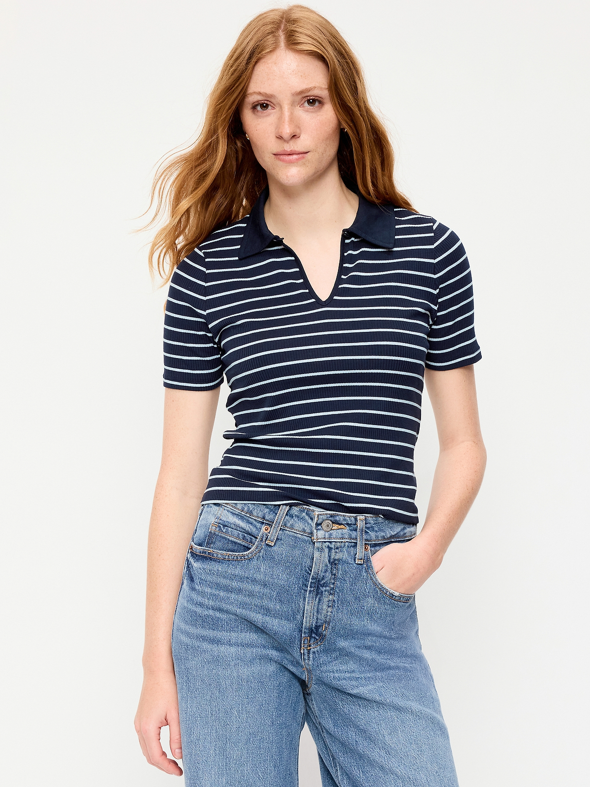 Keyhole Polo Top | Old Navy