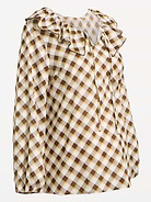 Image number 2 showing, Maternity Ruffle-Collar Popover Top