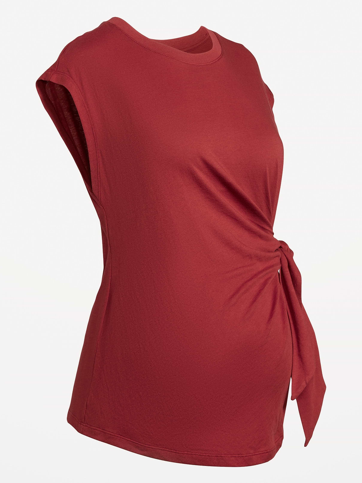 Image number 2 showing, Maternity Side-Tie Jersey Top