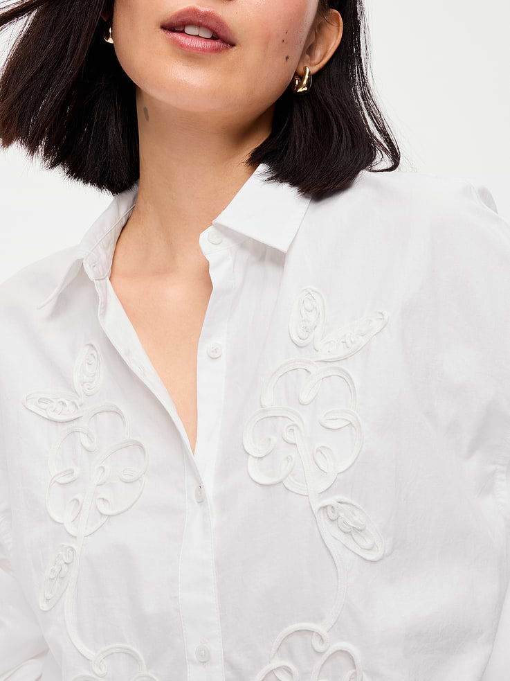 Image number 4 showing, Oversized Button-Down Boyfriend Shirt