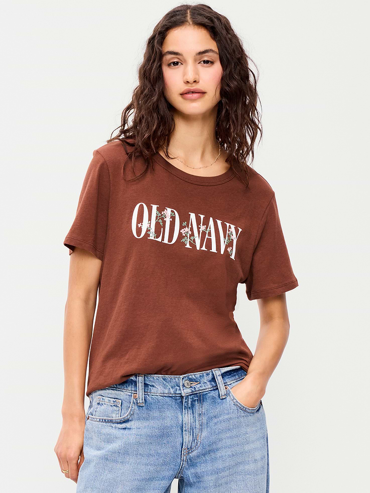 Image number 1 showing, EveryWear Crew-Neck Logo-Graphic T-Shirt