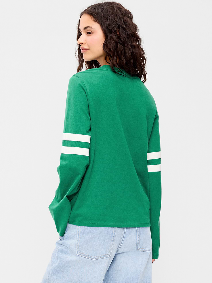 Image number 2 showing, EveryWear Long-Sleeve Graphic T-Shirt