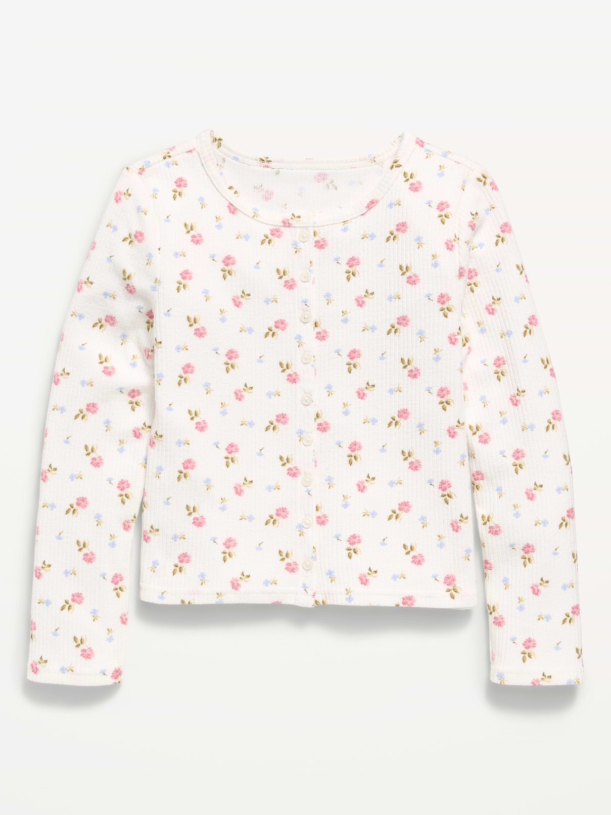 Image number 1 showing, CozePlush Cardigan Sweater for Girls