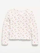 Image number 1 showing, CozePlush Cardigan Sweater for Girls