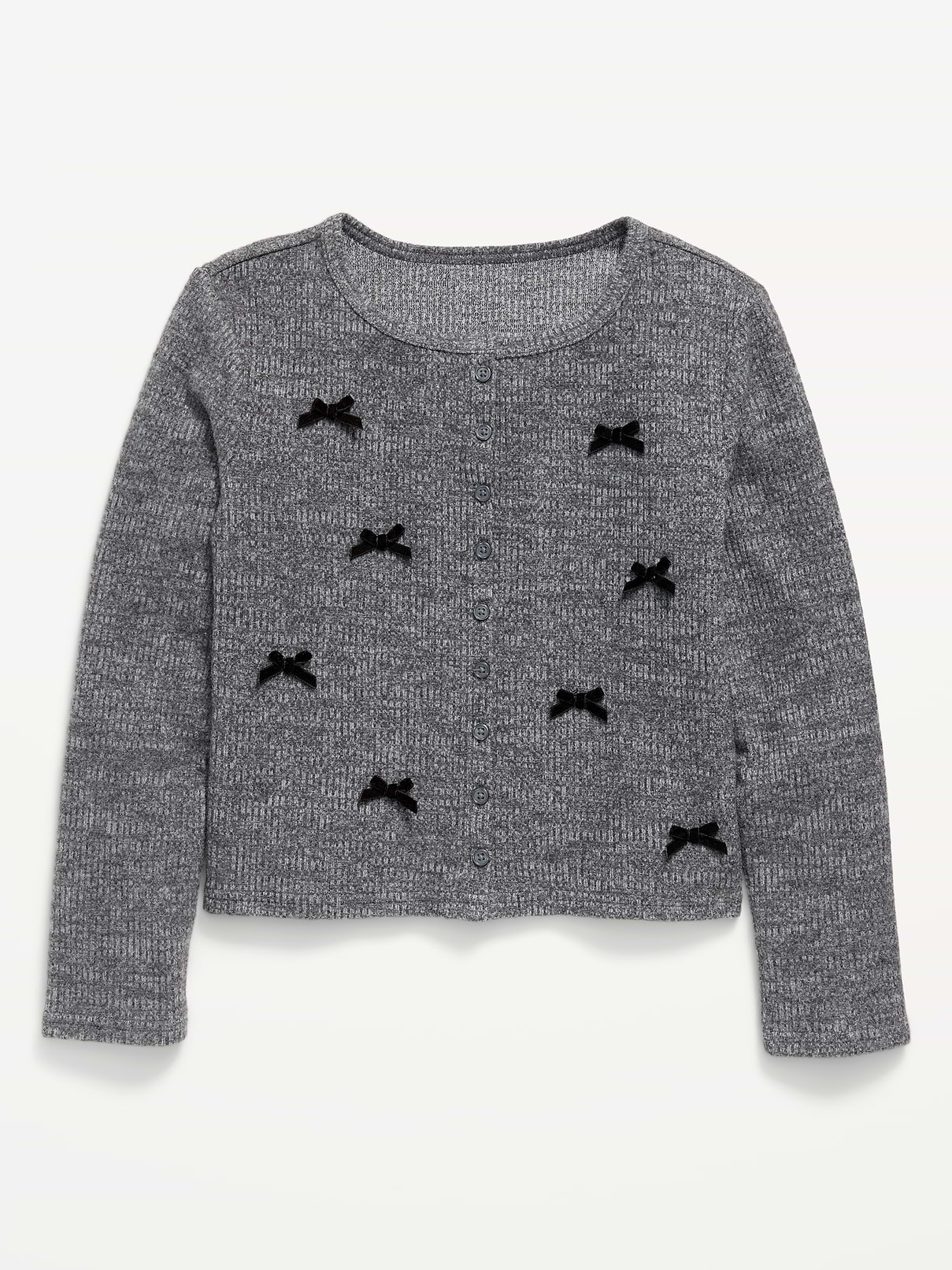 Image number 1 showing, CozePlush Cardigan Sweater for Girls