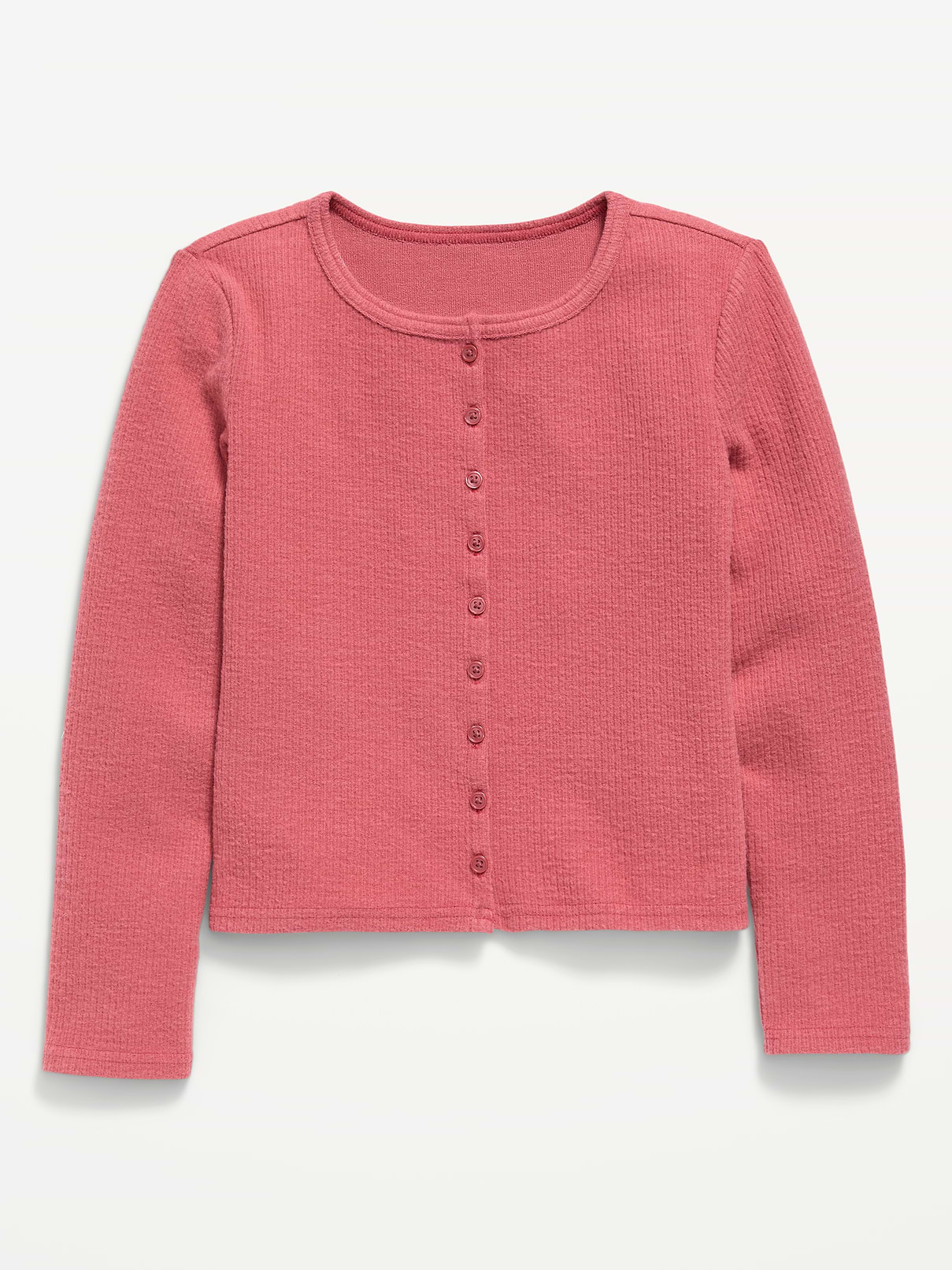Image number 1 showing, CozePlush Cardigan Sweater for Girls