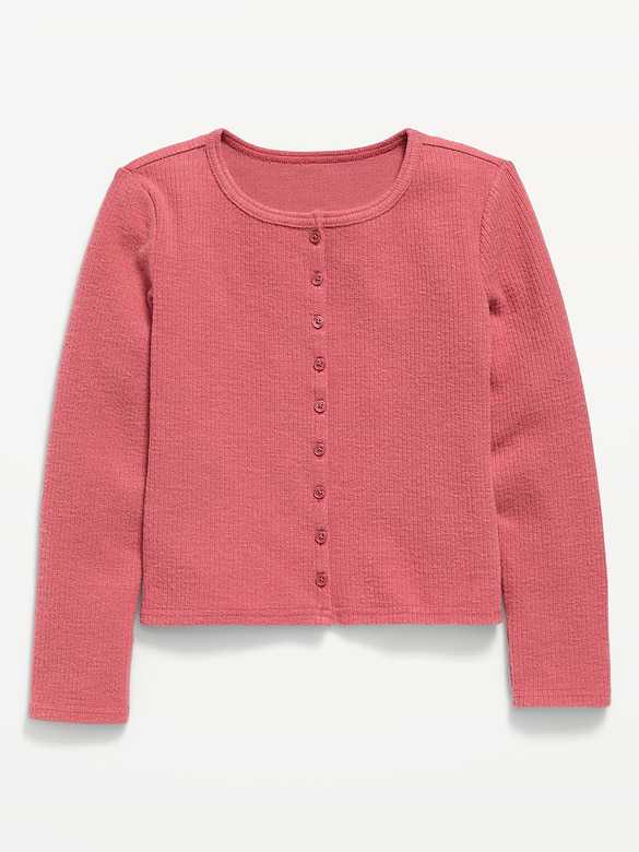 CozePlush Cardigan Sweater for Girls