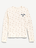 Image number 1 showing, Long-Sleeve Logo Graphic T-Shirt for Girls