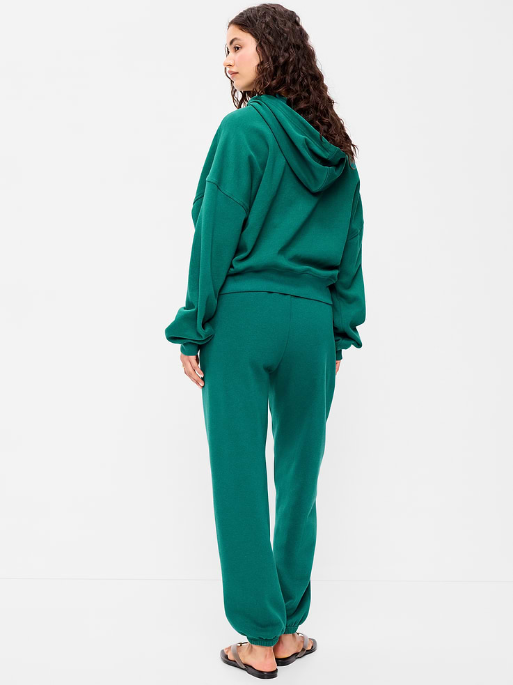 Image 3 of 6, High-Waisted Cinched-Ankle Sweatpants