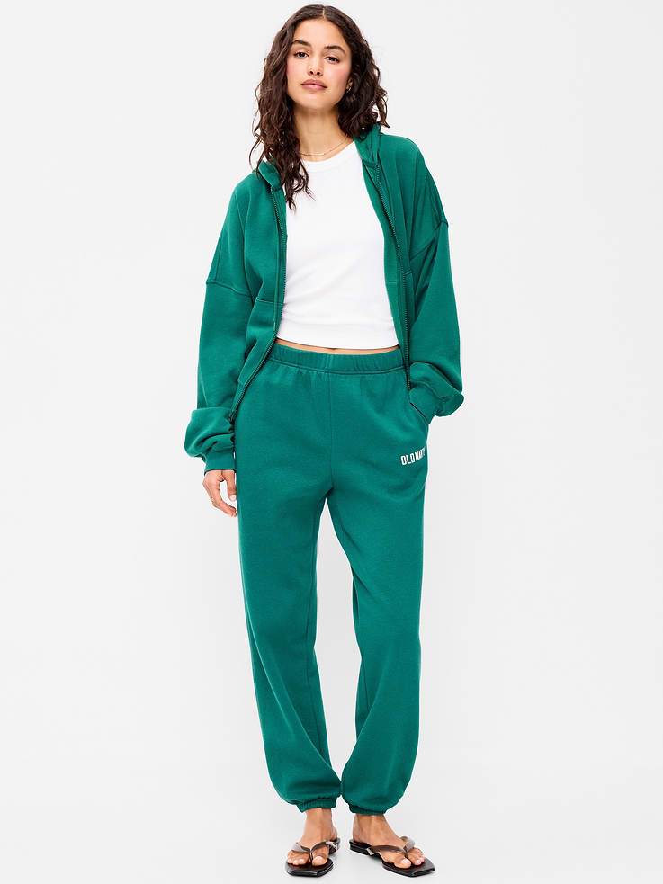 Image 1 of 6, elastic drawstring waistband, on-seam pockets, easy pull-on style, elasticized cuffs, Product #901582