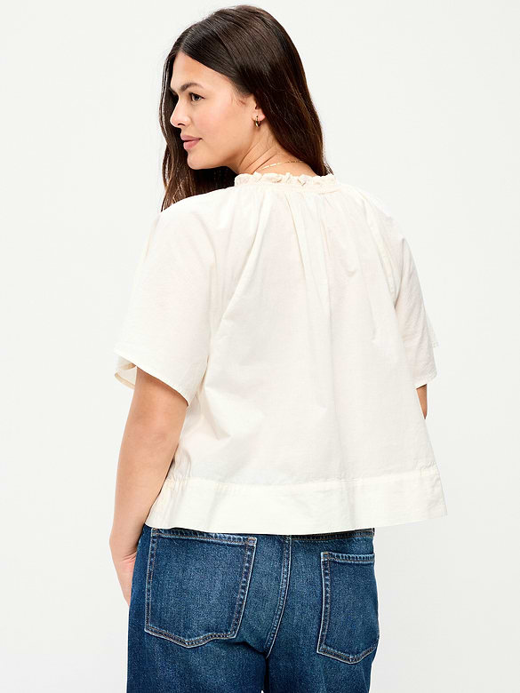 Loose Short-Sleeve Top