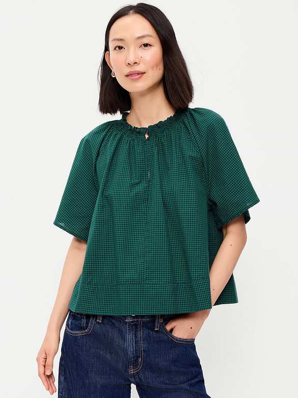Loose Short-Sleeve Top