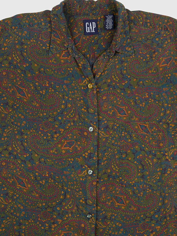 GapVintage Womens 90s Woven Shirt - L