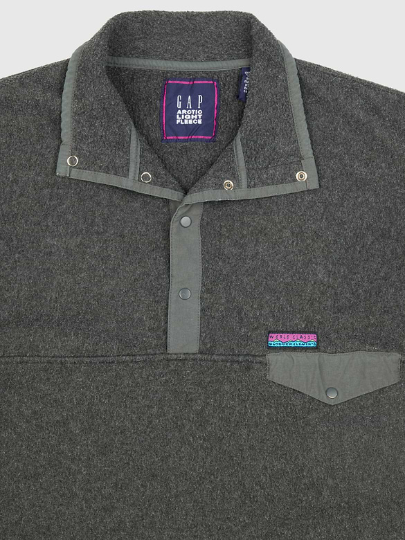 GapVintage Mens 90s Arctic Fleece Pullover - M