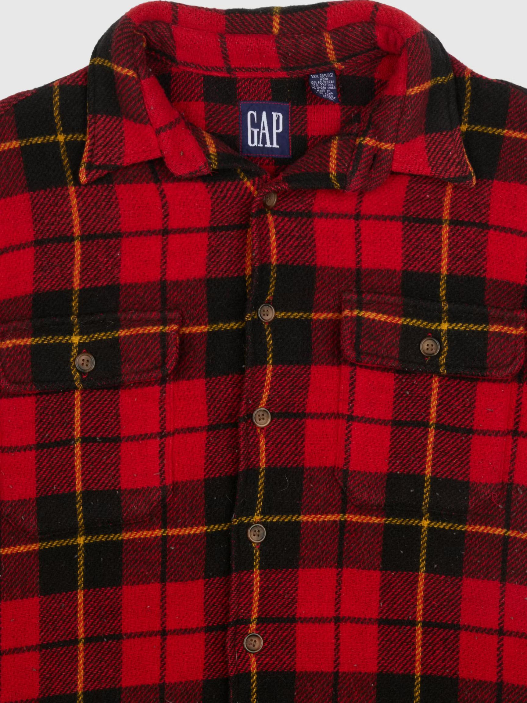 GapVintage Mens 90s Woven Shirt - L