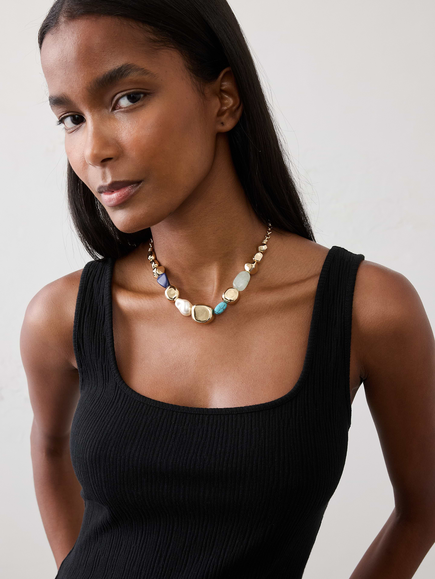 Image number 2 showing, Statement Stone Necklace