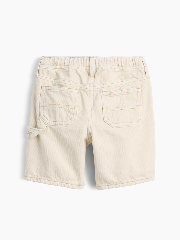 Image number 2 showing, Baby & Toddler Denim Pull-On Baggy Shorts