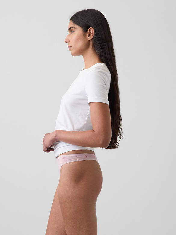 SoftMade Organic Stretch Cotton Thong