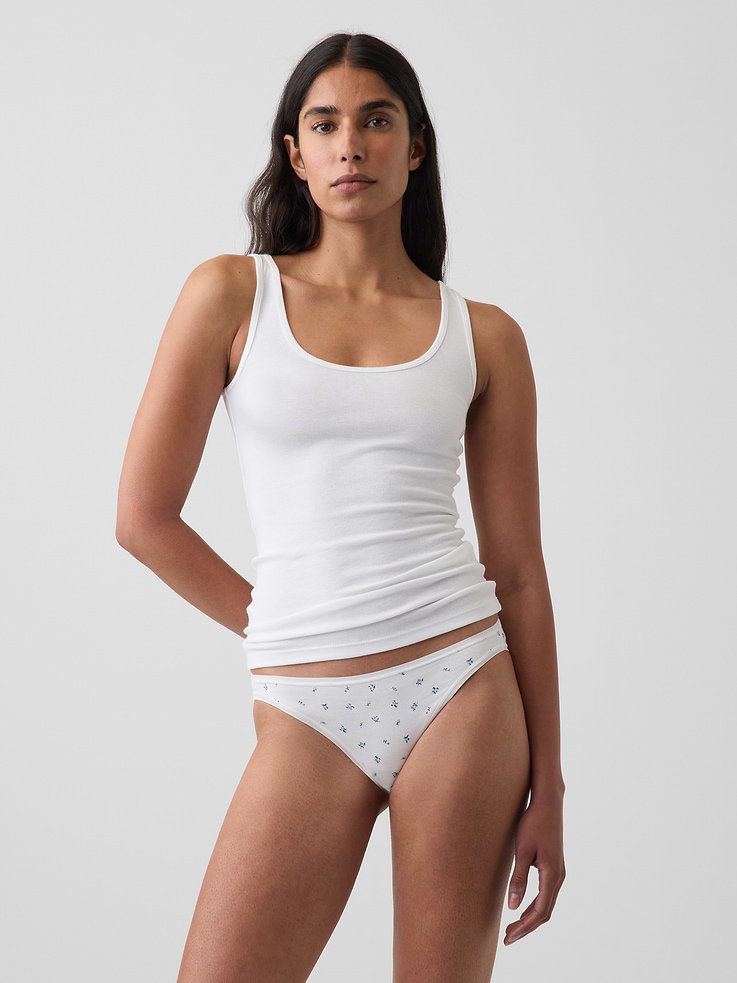 Image number 1 showing, SoftMade Organic Stretch Cotton Bikini