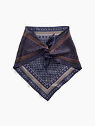 Image number 1 showing, 100% Silk Oversized Triangle Bandana Scarf
