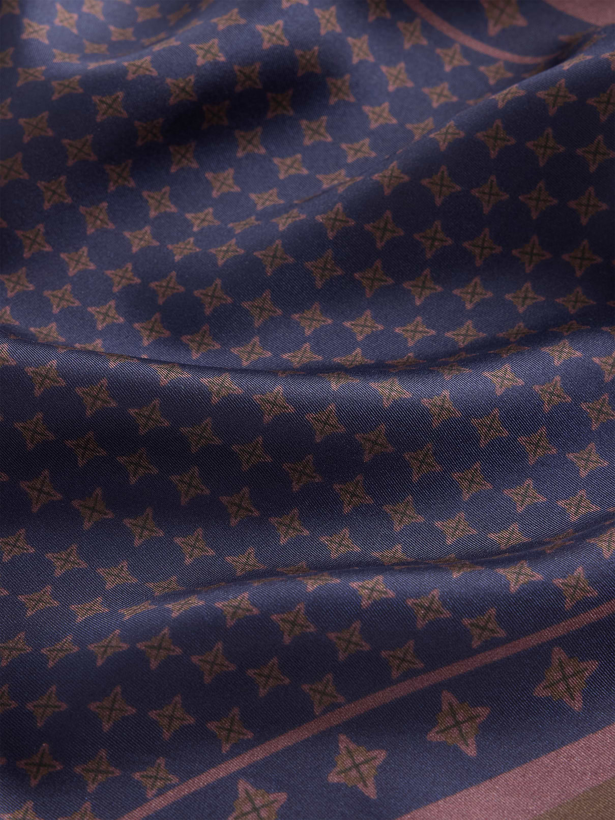 Image number 3 showing, 100% Silk Oversized Triangle Bandana Scarf