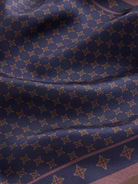 Image number 3 showing, 100% Silk Oversized Triangle Bandana Scarf