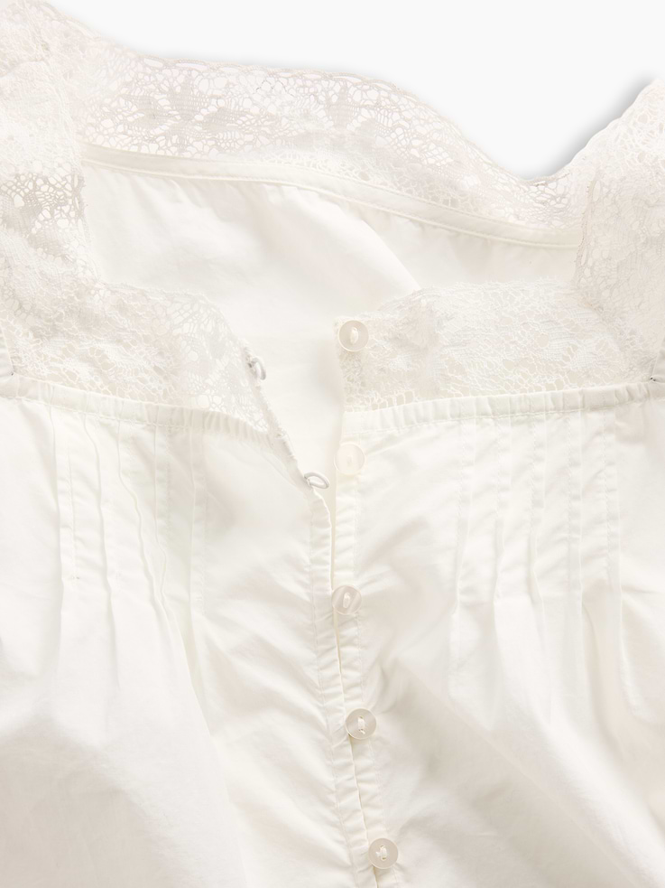 Image number 6 showing, Poplin Pintuck Shell Top