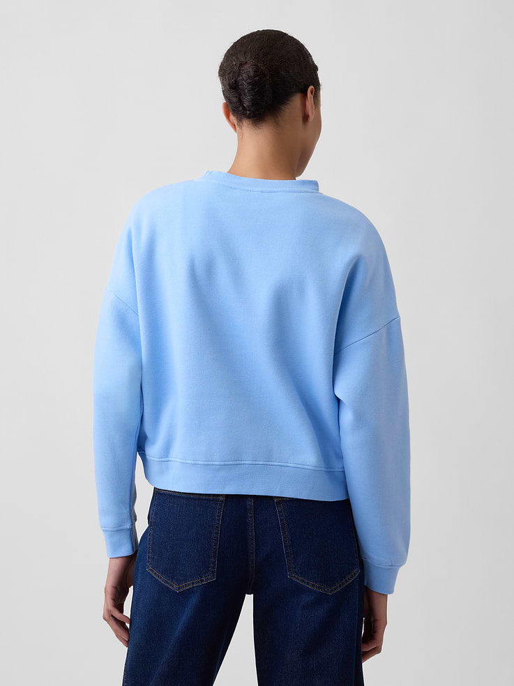 Image number 2 showing, Oversized Wedge Crewneck Sweatshirt