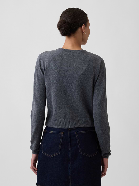 CashSoft Crewneck Cardigan