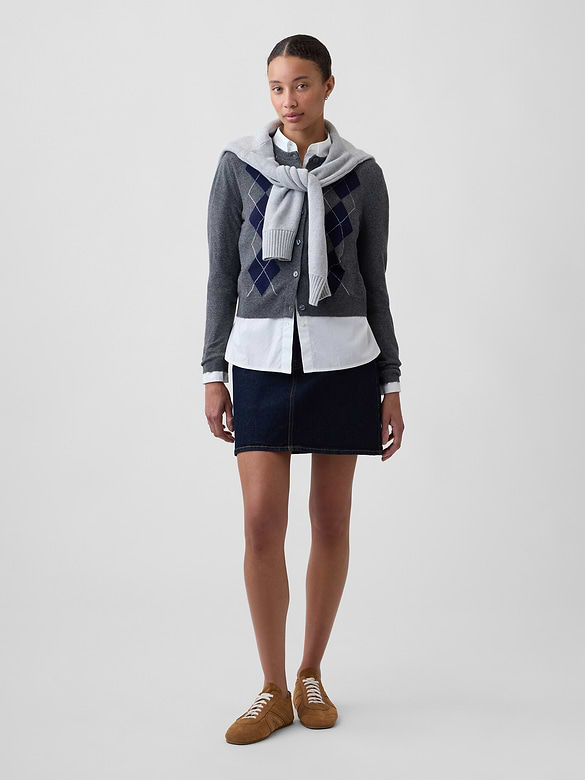 CashSoft Crewneck Cardigan