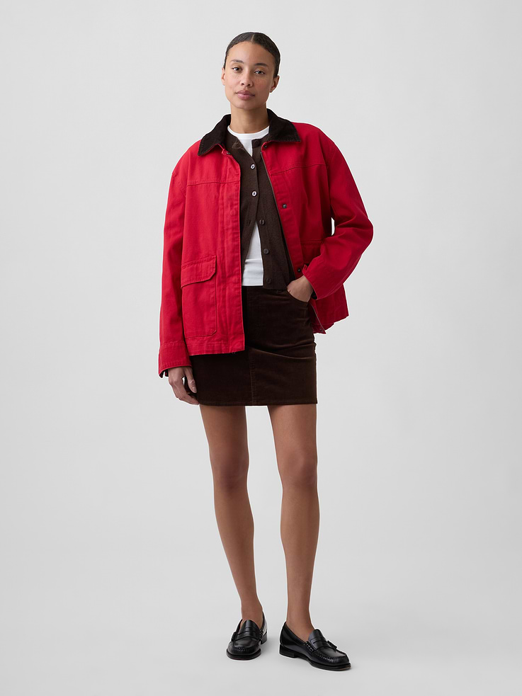 Image 3 of 5, Relaxed Canvas Barn Jacket