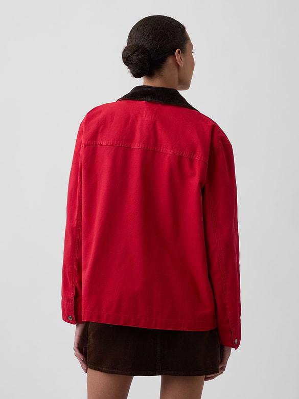 Relaxed Canvas Barn Jacket