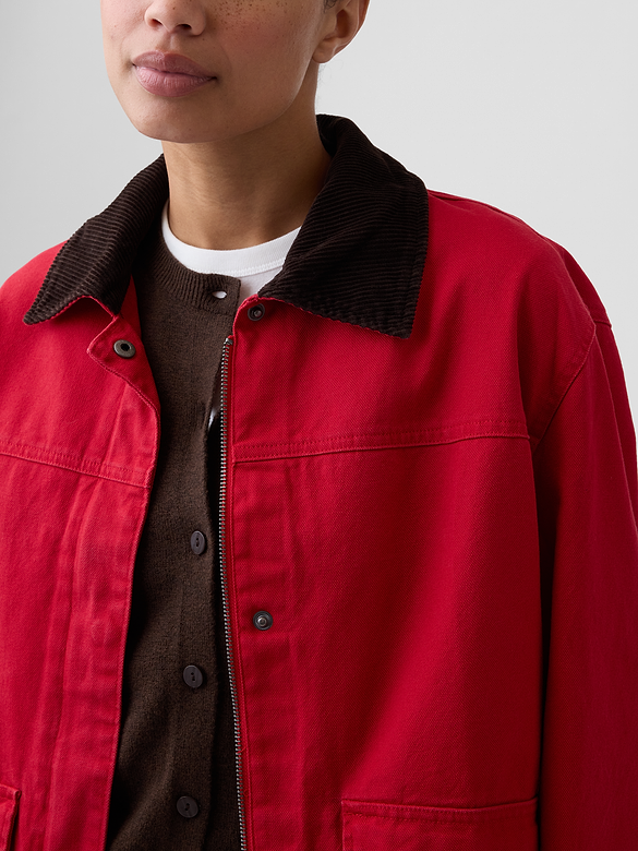 Relaxed Canvas Barn Jacket