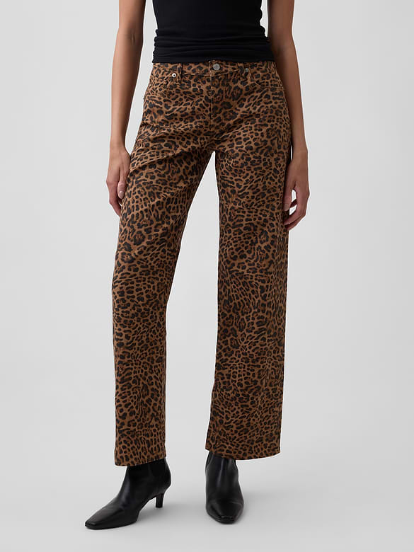 Low Rise '90s Loose Jeans
