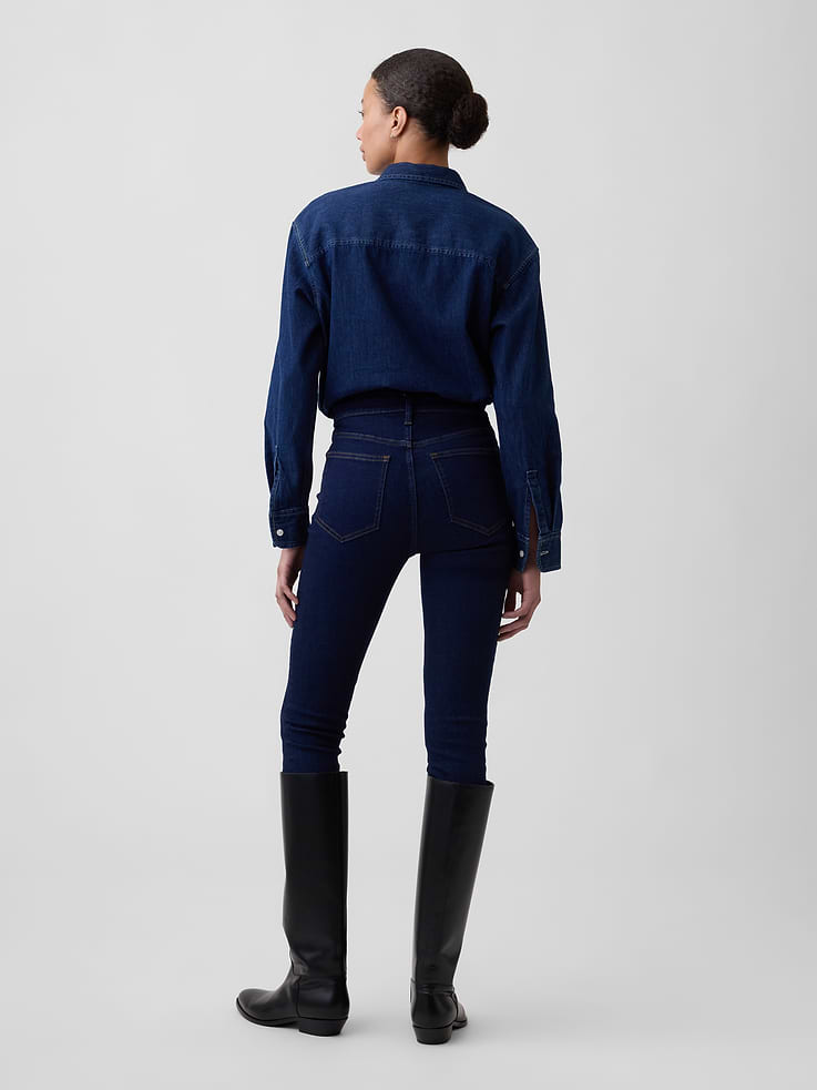 Image number 4 showing, High Rise Universal Skinny Jeans