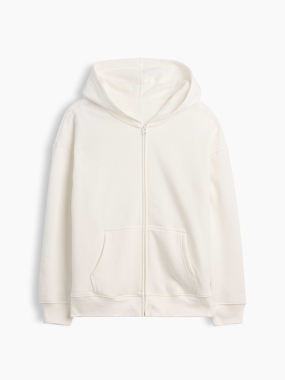 Oversized Fleece Zip Hoodie