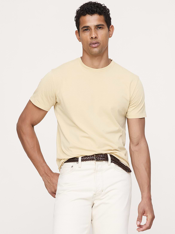 T-shirt ras du cou en coton léger