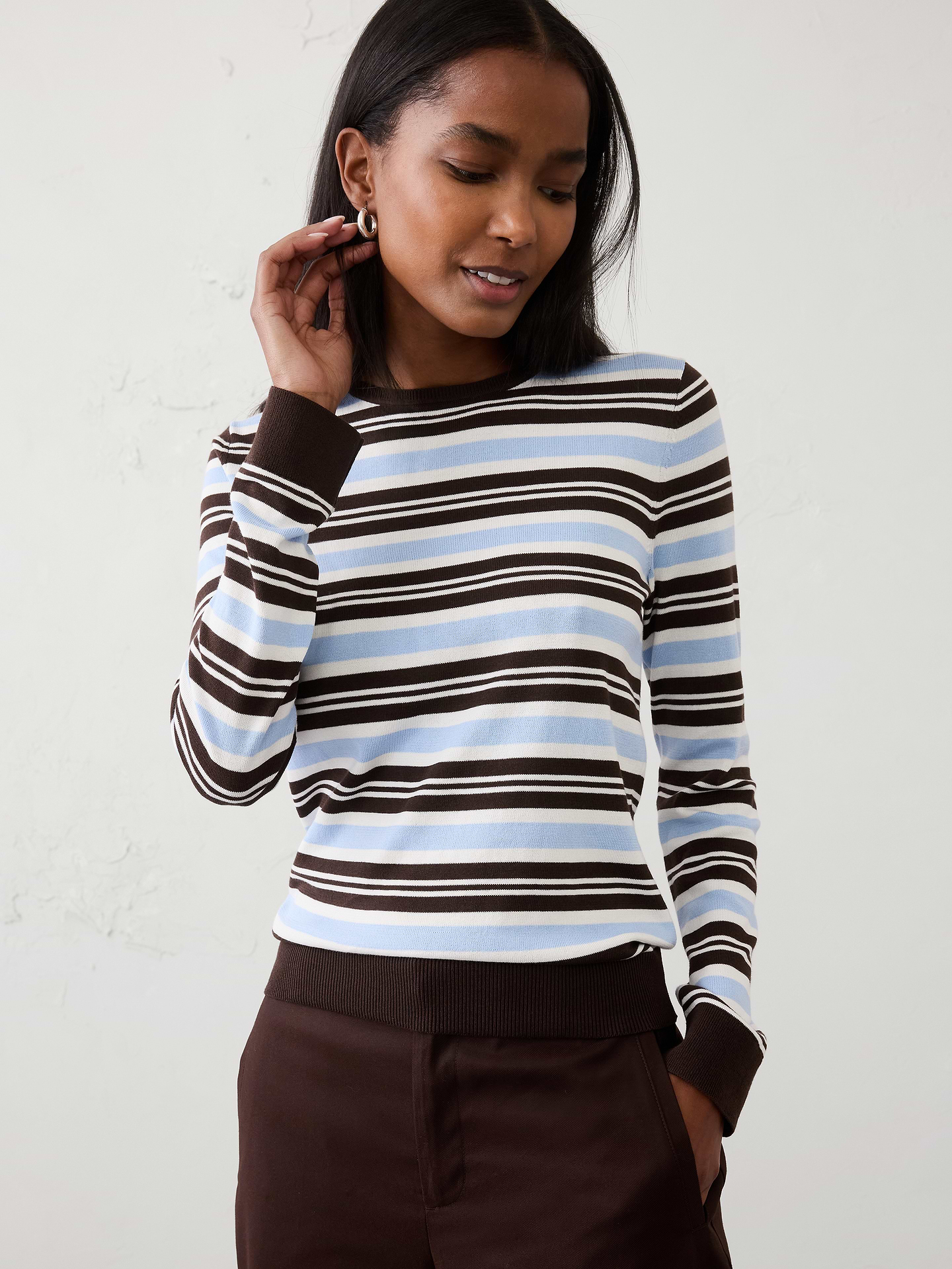 Image number 1 showing, Forever Multi-Stripe Sweater