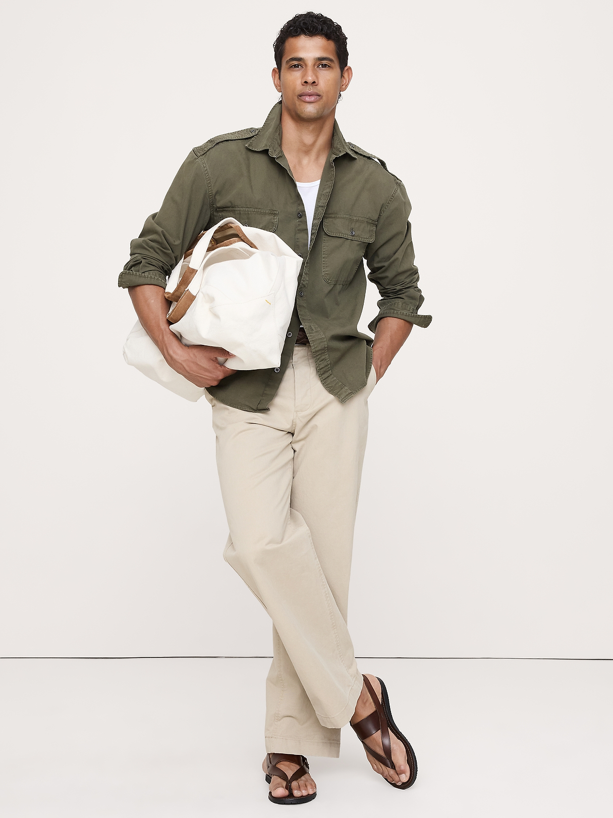 Archive Reissue Relaxed-Fit Explorer Shirt | Banana Republic