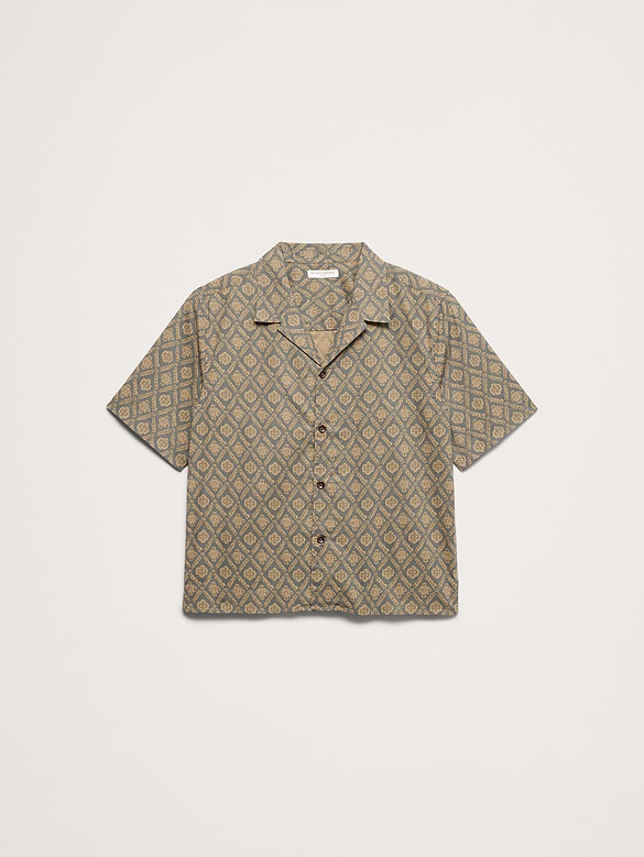 Relaxed-Fit Cotton Poplin Resort Shirt