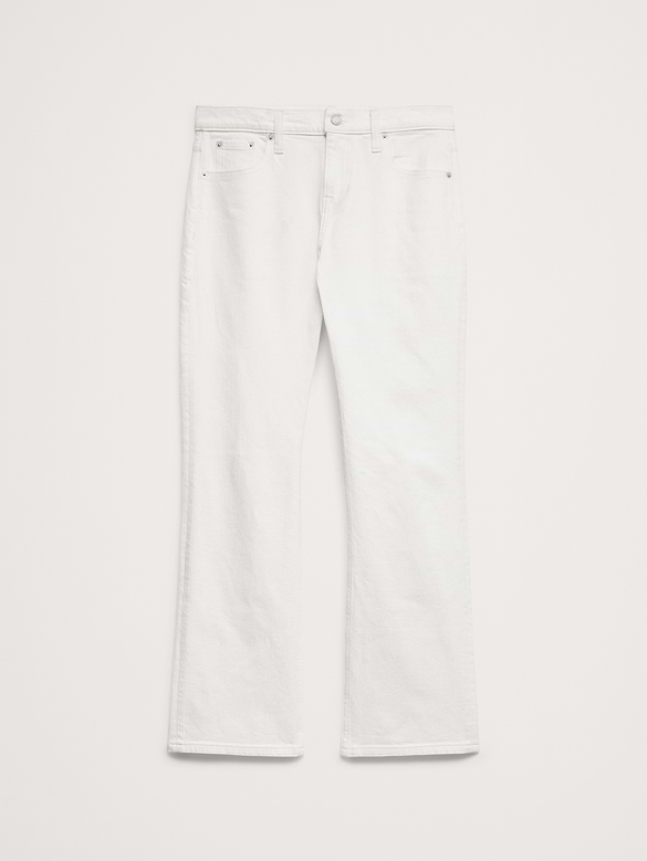 Low-Rise Kick-Straight Jean