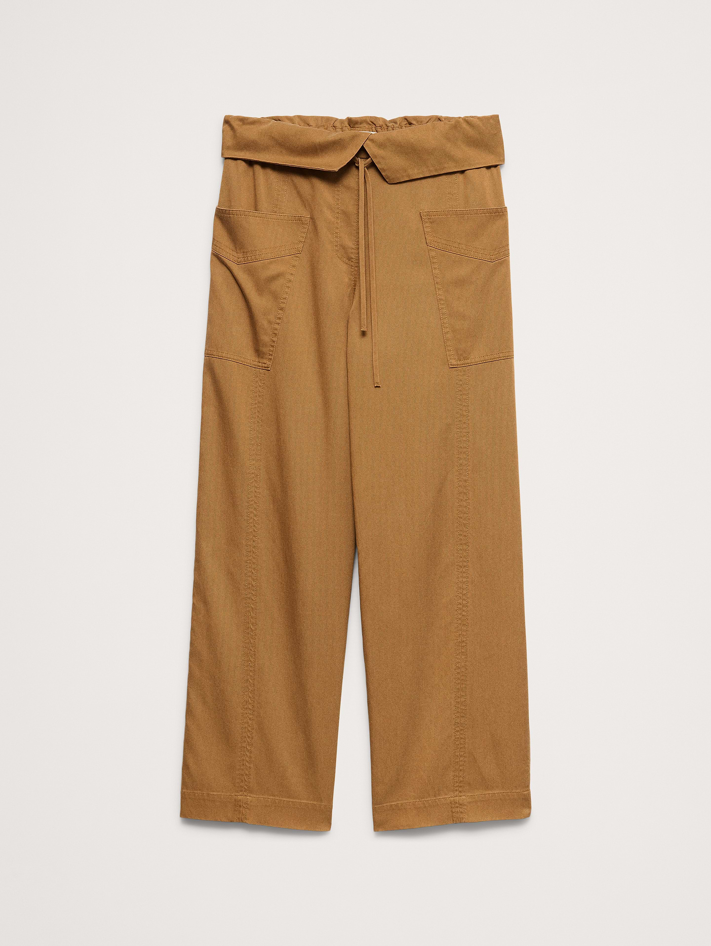 Image number 8 showing, High-Rise Straight-Leg Fisherman Pant